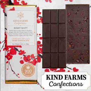Dark Chocolate Bourbon THC Cherry Bar 300mg Madrid