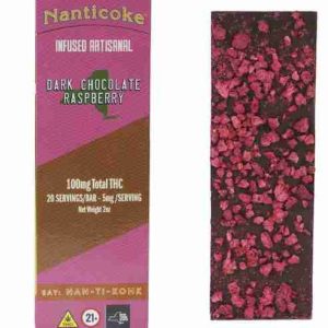 Infused Dark Chocolate Raspberry 100mg Budapest
