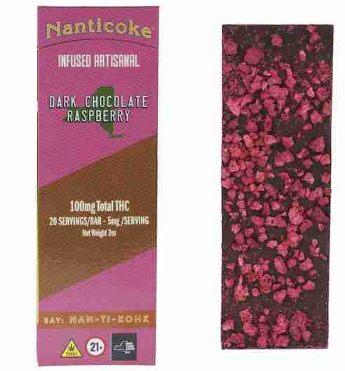 Infused Dark Chocolate Raspberry 100mg Budapest