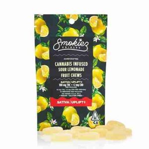 Smokiez Sour Lemonade Sativa 100mg THC Fruit Chews Murcia