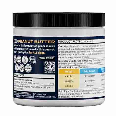 USDA Organic CBD Pet Peanut Butter Athens