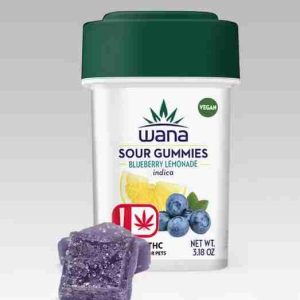 Wana Blueberry Lemonade Edibles - Indica (High-Dose)